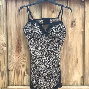Sexy Lingerie Animal Print Womens Size 2X